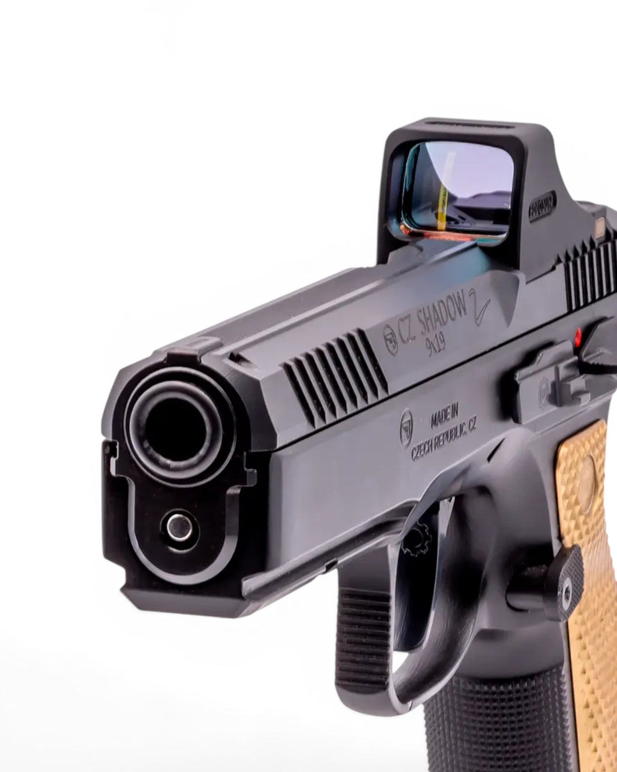 Blindkorn zur Verwendung mit Red Dot Visier - Front Sight Blank von Eemann Tech passend für die CZ Shadow 2 Optic Ready, CZ 75, und CZ 75 SP-01