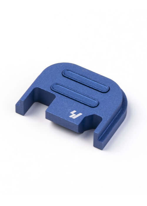 Glock Slide Cover Plate V2 in Blau