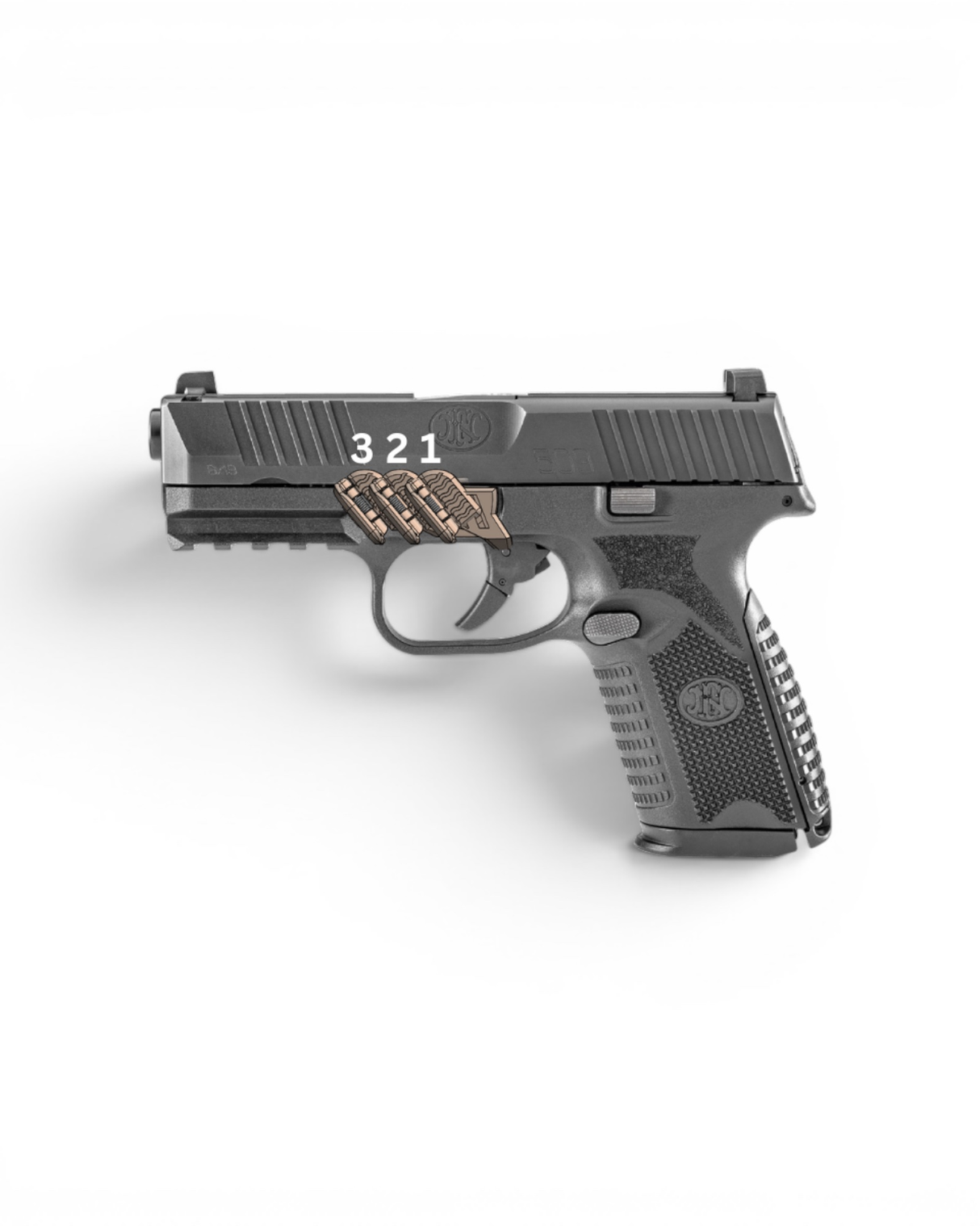 Grip Control faltbare Daumenauflage für die FN 509 und FN 545