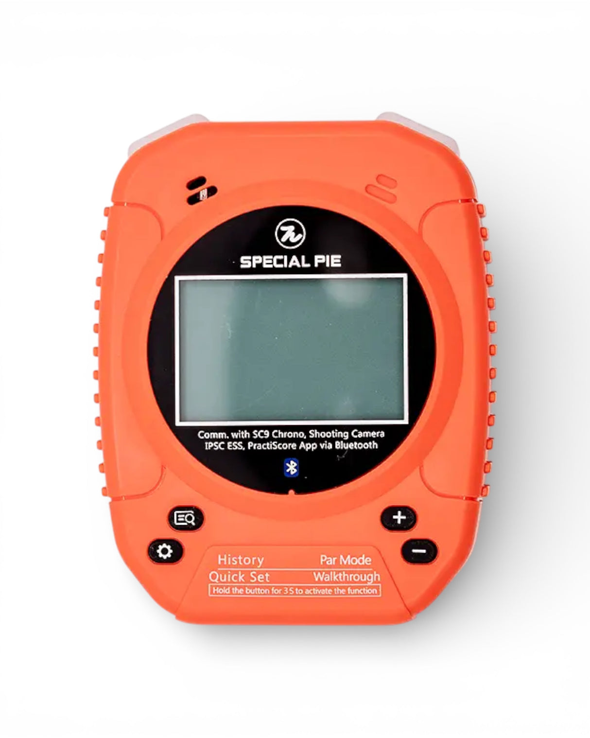 IPSC Shot Timer Special Pie Gen 2 (M1A2+) Frontansicht Farbe Orange