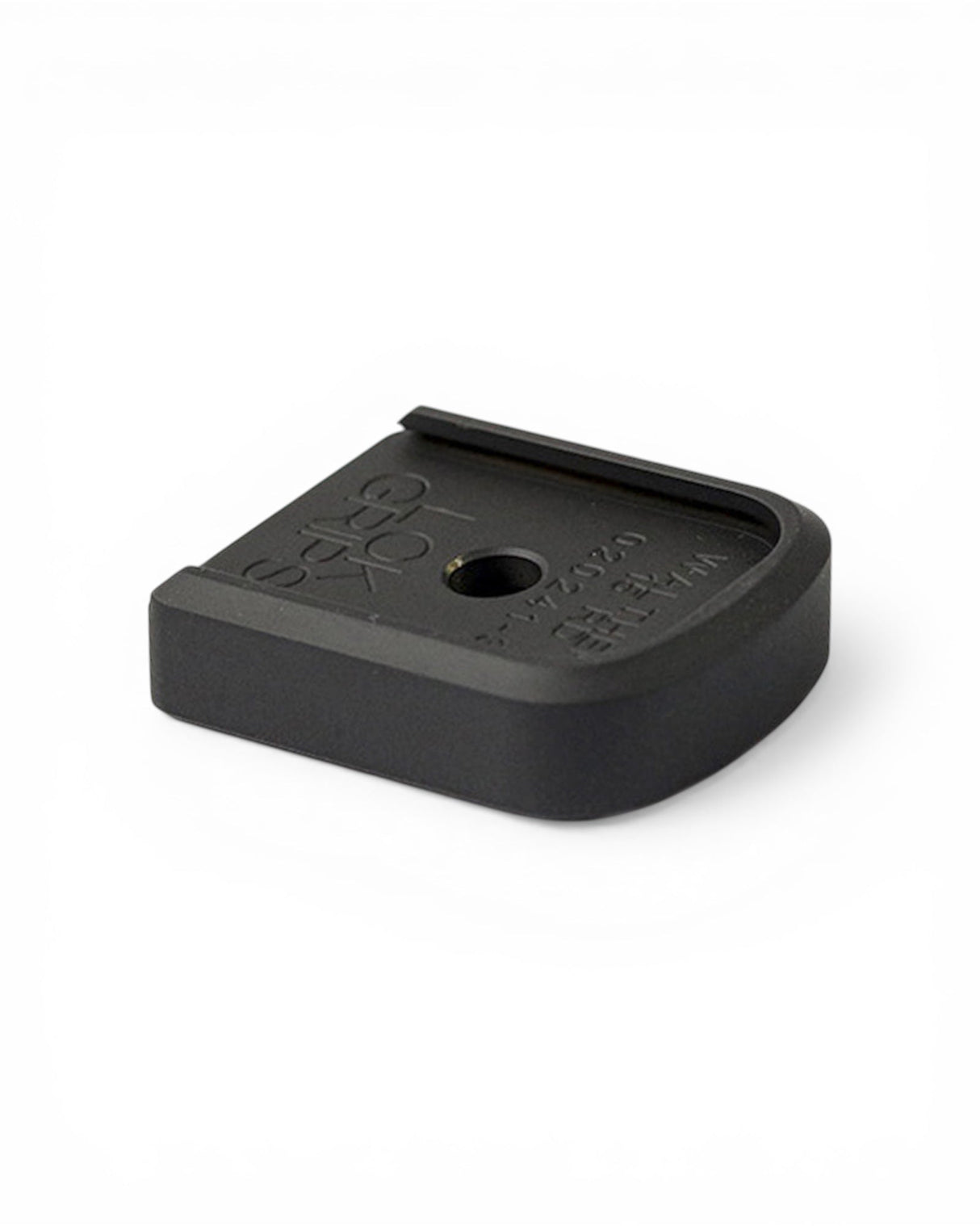 LOK Grips Messing Magazinboden +0 passend für Walther PDP Full Size in Schwarz Cerakote