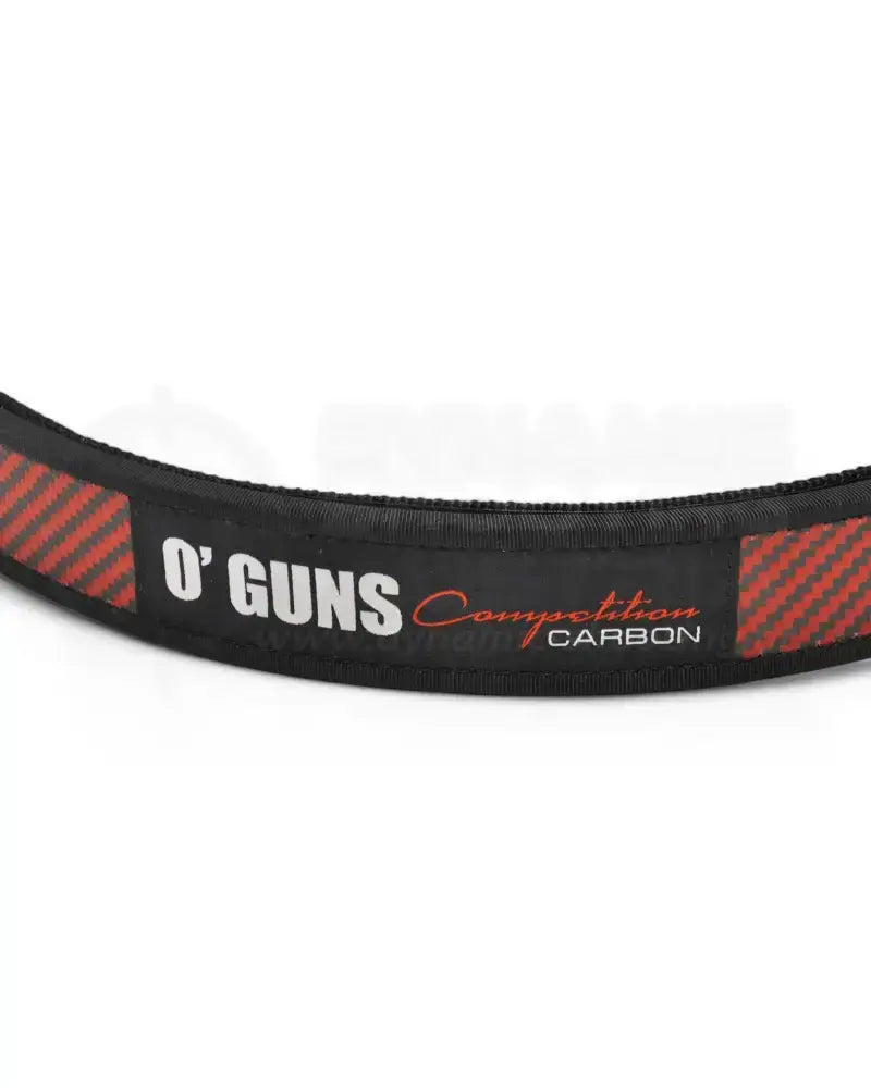 Highend IPSC Gürtel vom italienischen Hersteller OGUNS Equipment - der Competition PRO Carbon Belt in der Farbe Red Carbon