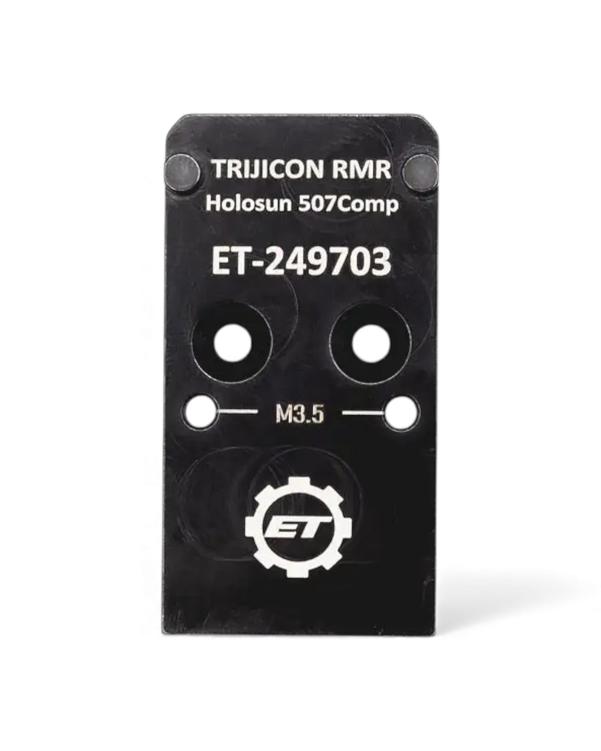 Red Dot Adapterplatte für die Walther PDP von Eemann Tech passend für das Trijicon RMR und Holosun 507 Competition