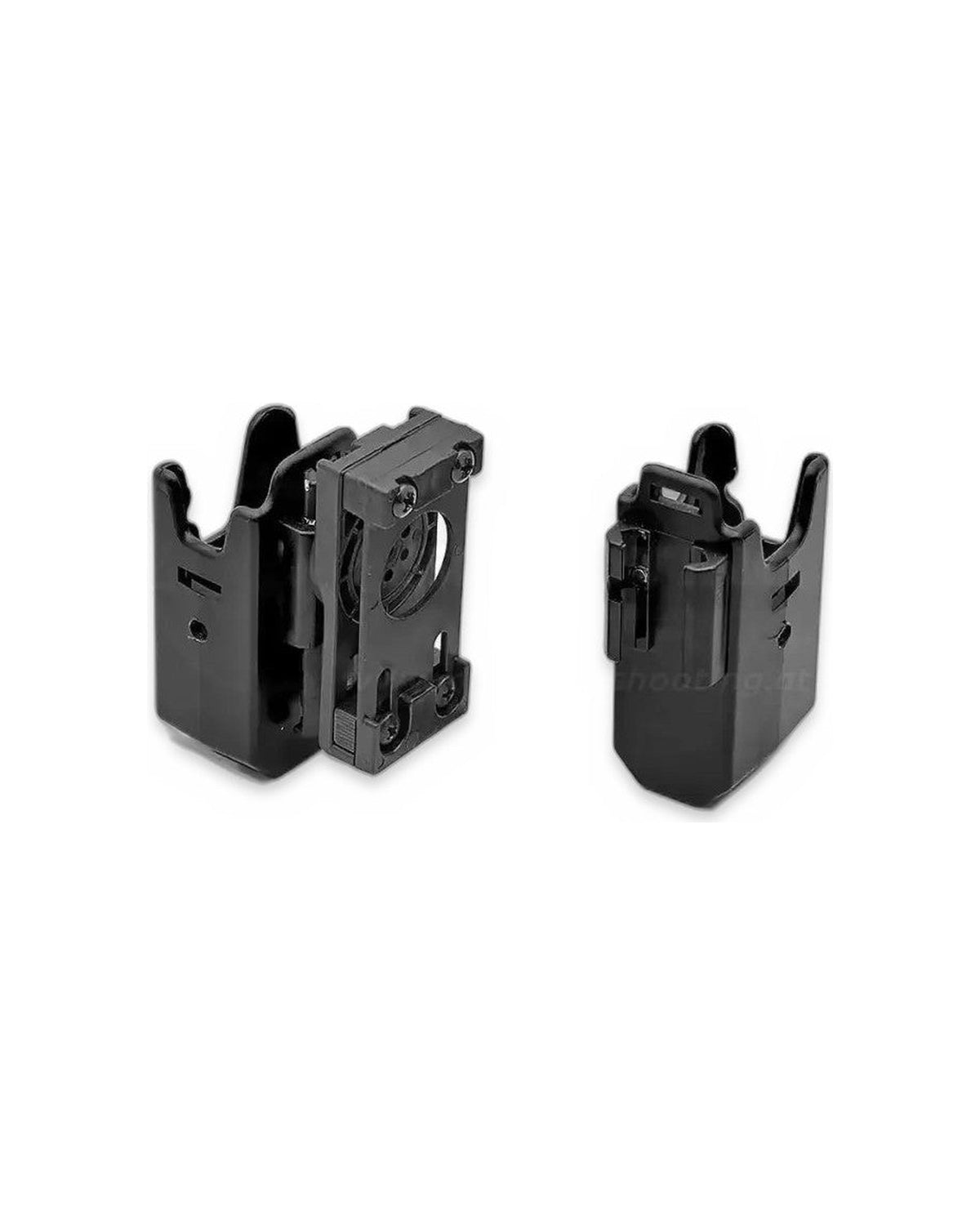 GHOST 360-G IPSC Magazinholster höhenverstellbar, Rückansicht der Montage