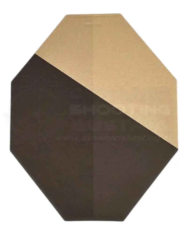 IPSC Target von Eemann Tech mit schwarz bemaltem Hardcover und weißer Wertungszonen für No Shoot Target