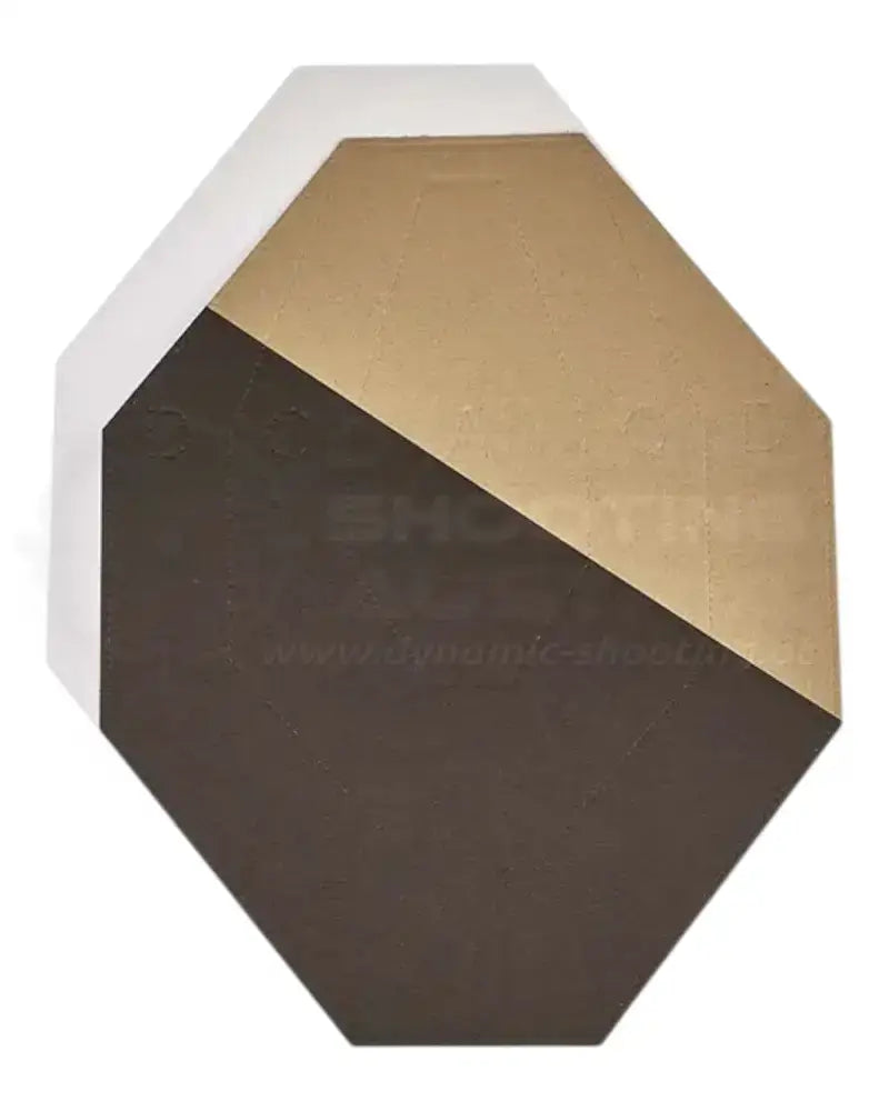 IPSC Target von Eemann Tech mit schwarz bemaltem Hardcover und weißer Wertungszonen für No Shoot Target