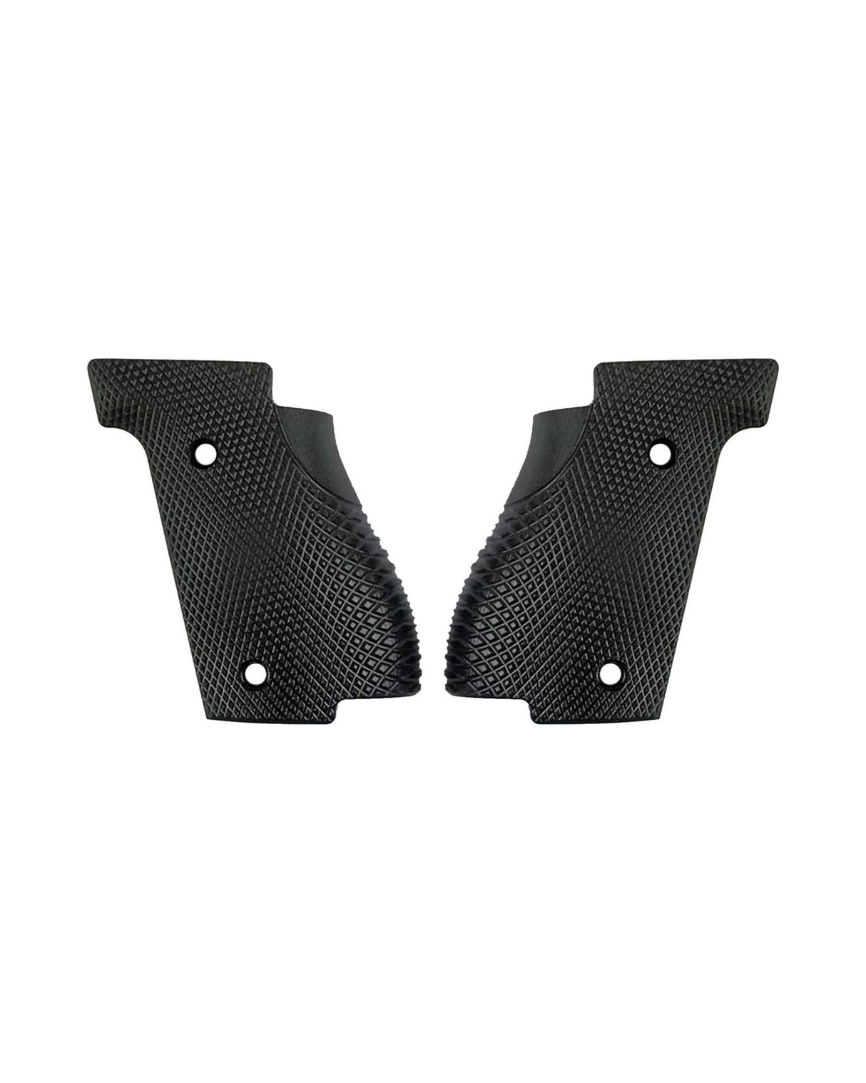 LOK Grips Checkered Griffschalen aus G10 mit Palm Swell Kontur für die Walther PDP Steel Frame in Schwarz