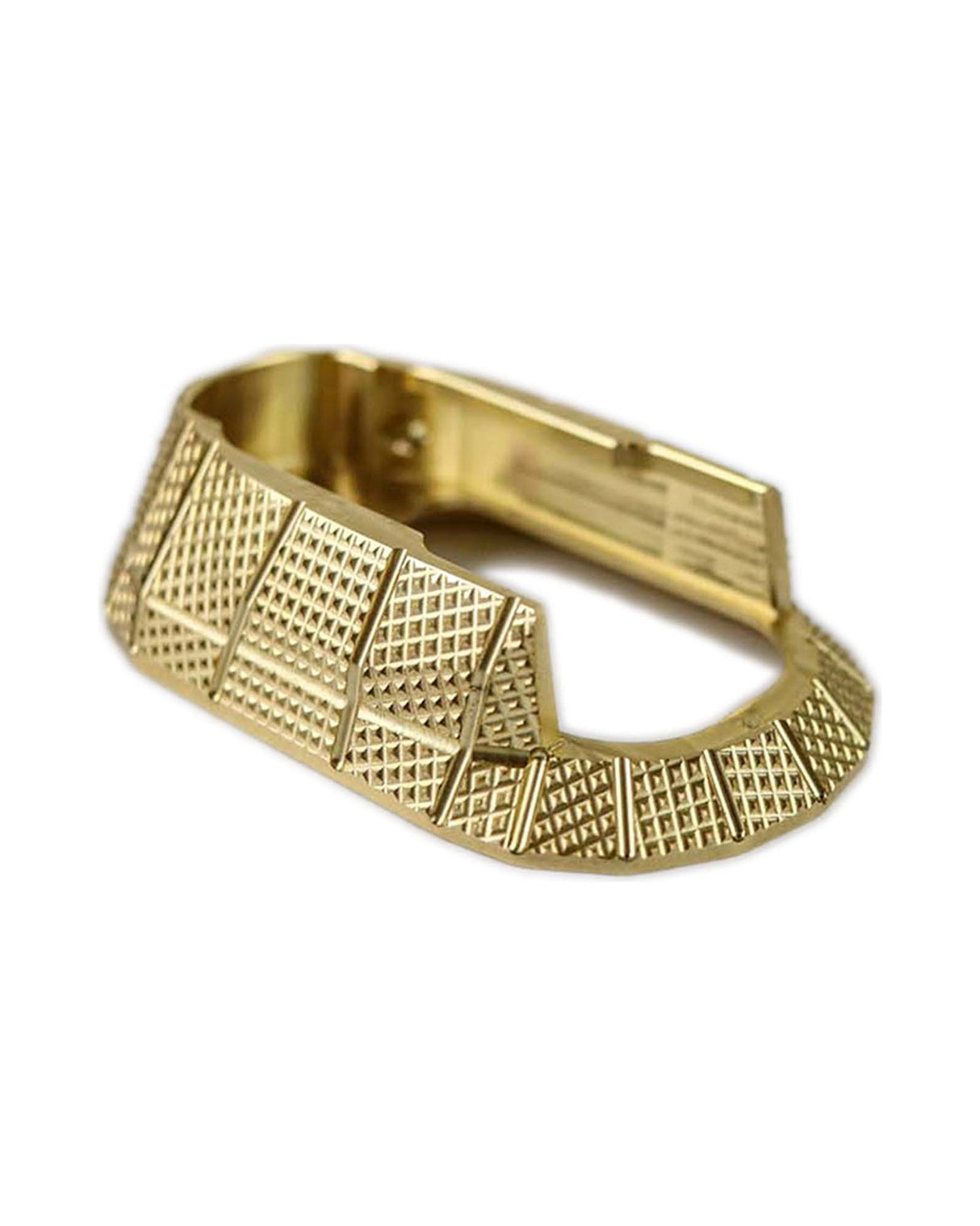 LOK Grips Messing GridLOK Magazintrichter für CZ Shadow 2 in Messing (Raw Brass)