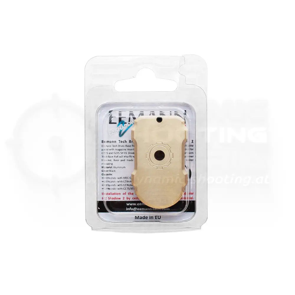 Brass magazine base, CZ75 SP-01 | Shadow 2 (IPSC standard)