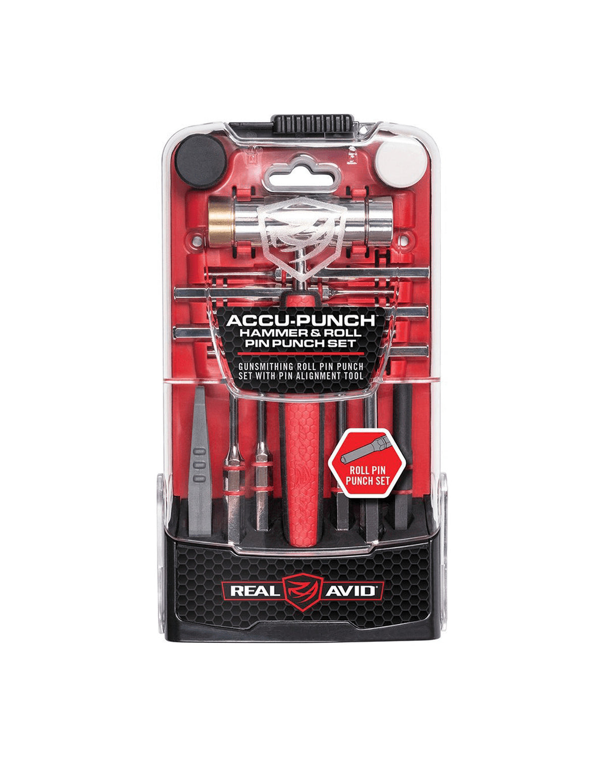 Real Avid Accu-Punch Hammer & Roll Pin Punch Set in der Verpackung