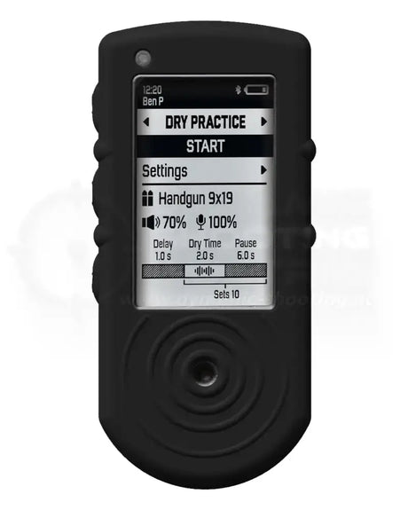 Silikonhülle Case aus Silikon für den SG Timer Go 2 von Shooters Global in Schwarz