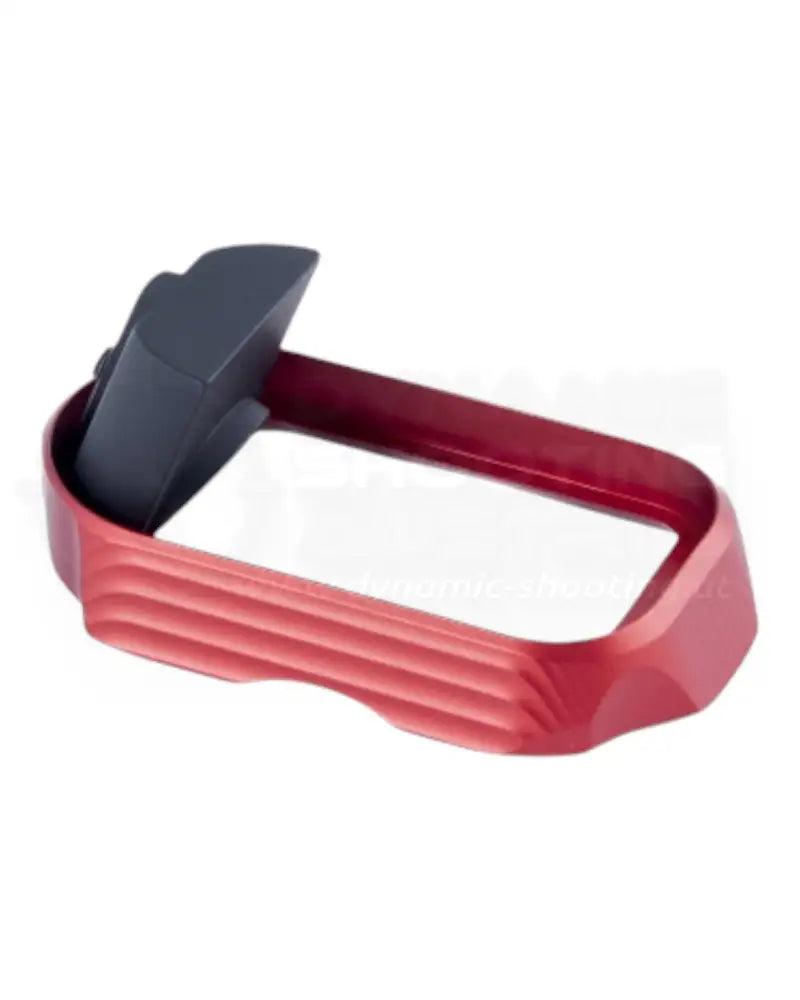 Toni System Tactical Magwell Magazintrichter für Glock Pistolen der Generation 4 wie Glock 17, Glock 34, Glock 19 und ähnliche in der Farbe Rot