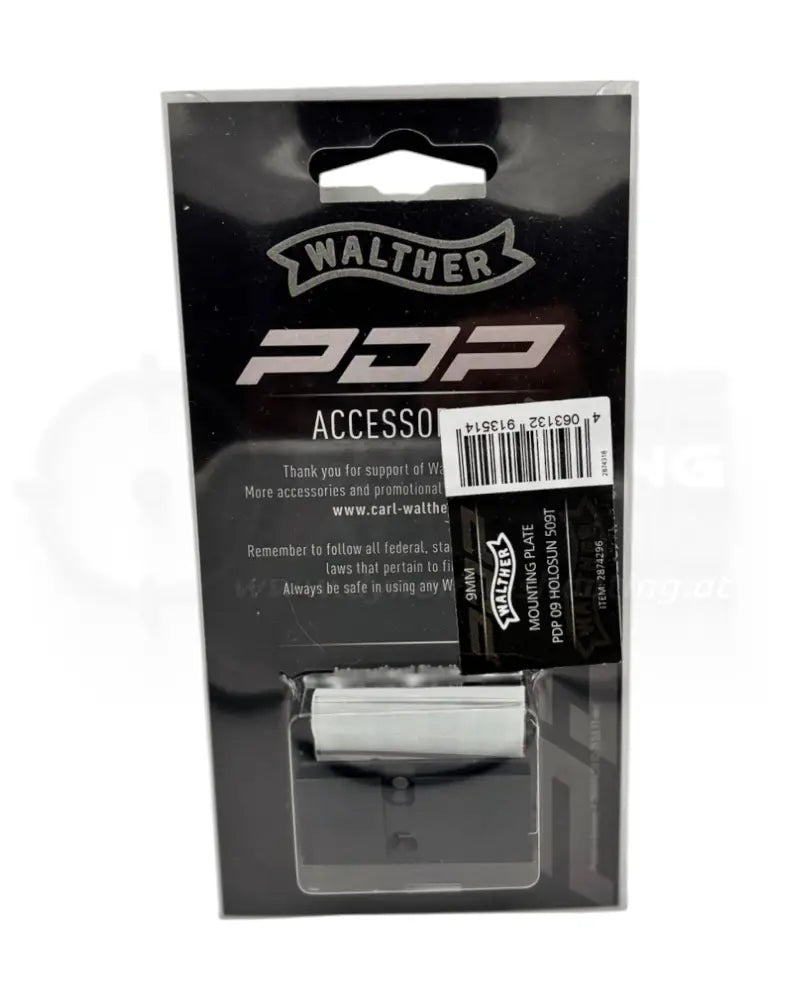 Optik Adapterplatte für die Walther PDP Optic Ready passend für das Red Dot Holosun 509T und ähnliche Rotpunktvisiere mit gleichem Footprint