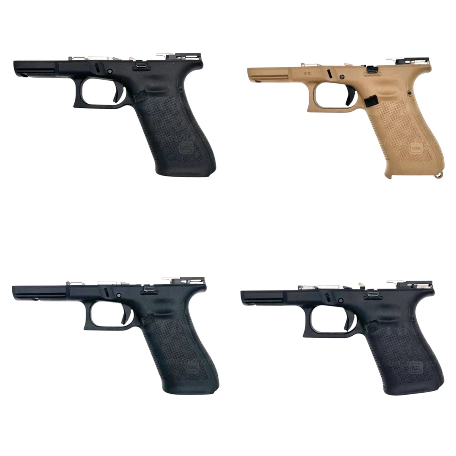 Griffstücke für Glock Pistolen der Generation 4, Generation 5 sowie Glock 19X