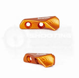 3D Thumb Rest Daumenauflage aus Aluminium von Toni System für CZ 75 Tactical Sport Orange, TS2 sowie Czechmate Pistolen in Orange