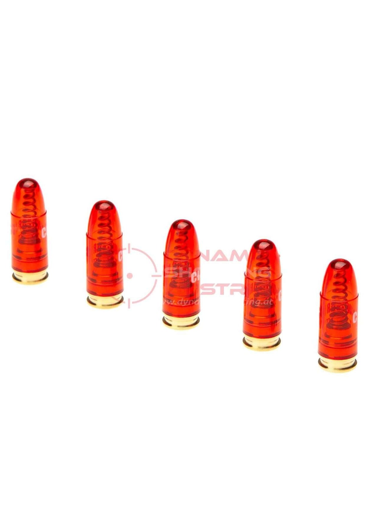 9mm Dummy Patronen von Clawgear - Trainingspatronen im Kaliber 9x19mm Rückseite