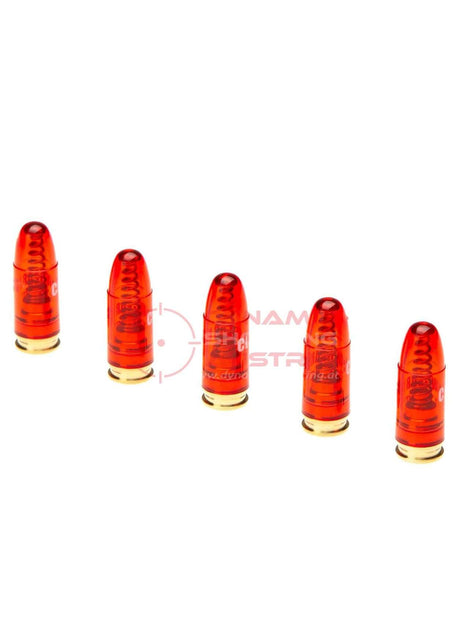 9mm Dummy Patronen von Clawgear - Trainingspatronen im Kaliber 9x19mm Rückseite