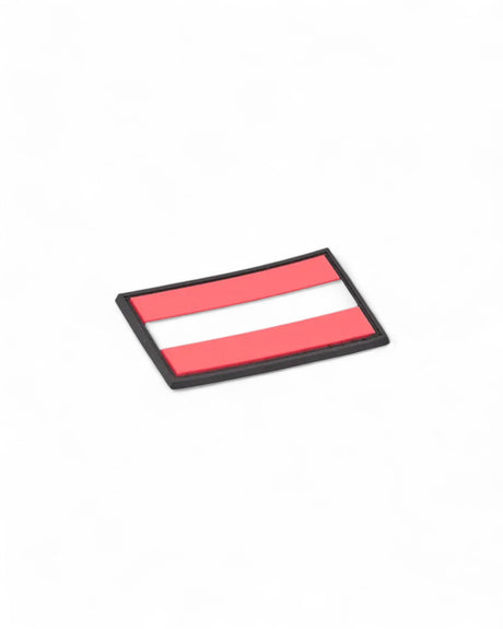 PVC gummierter Klett Austria Patch mit Österreich Flagge 