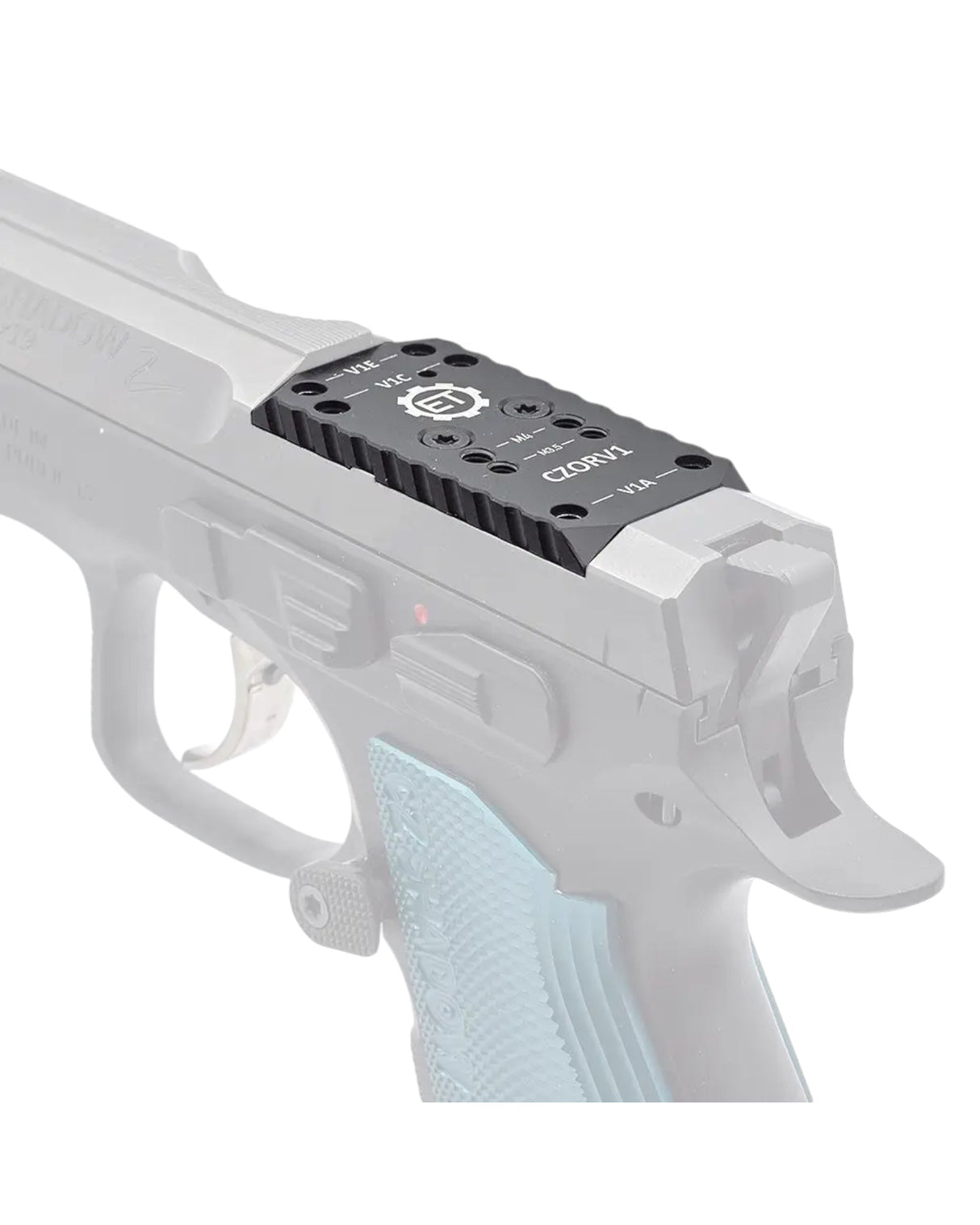 Universelle Red Dot Optic Adapterplatte von Eemann Tech für die CZ shadow 2 Optic Ready für die Rotppunkt Visiere Vortex Venom und Vortex Viper, Shield SMS-RMS, SIG Romeo 1, Vector und ähnliche