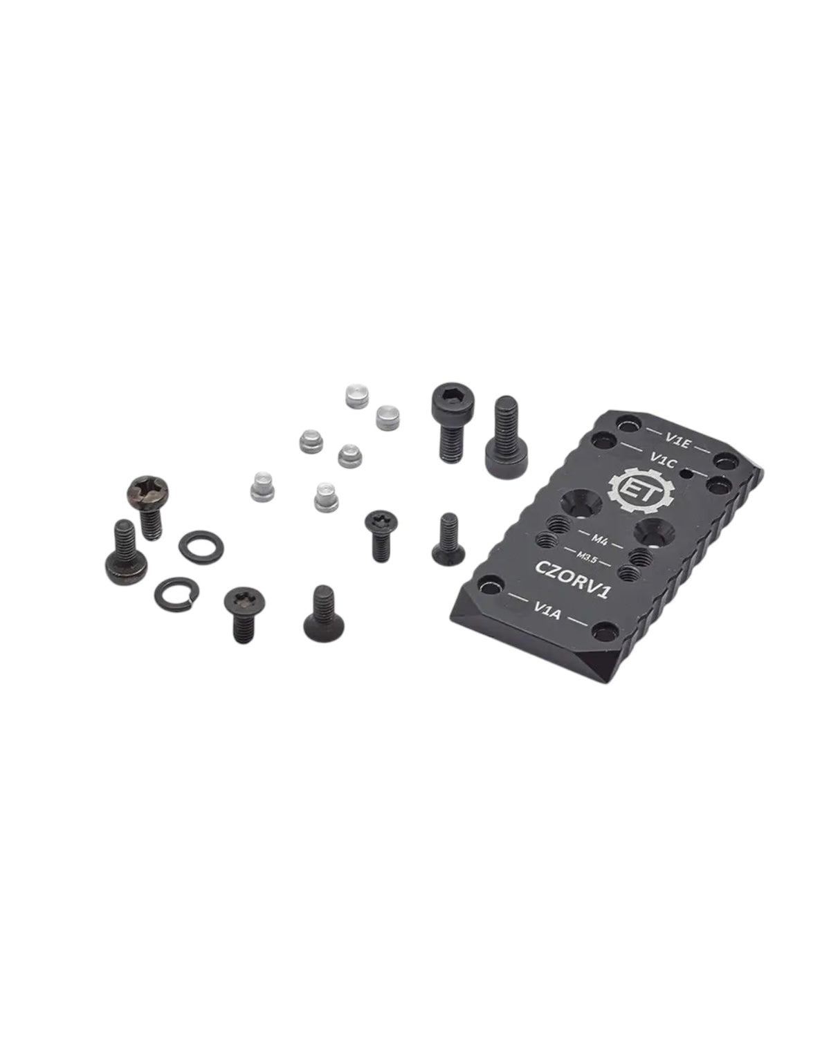 Universelle Red Dot Optic Adapterplatte von Eemann Tech für die CZ shadow 2 Optic Ready für die Rotppunkt Visiere Vortex Venom und Vortex Viper, Shield SMS-RMS, SIG Romeo 1, Vector und ähnliche