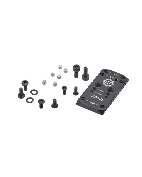 Universelle Red Dot Optic Adapterplatte von Eemann Tech für die CZ shadow 2 Optic Ready für die Rotppunkt Visiere Vortex Venom und Vortex Viper, Shield SMS-RMS, SIG Romeo 1, Vector und ähnliche