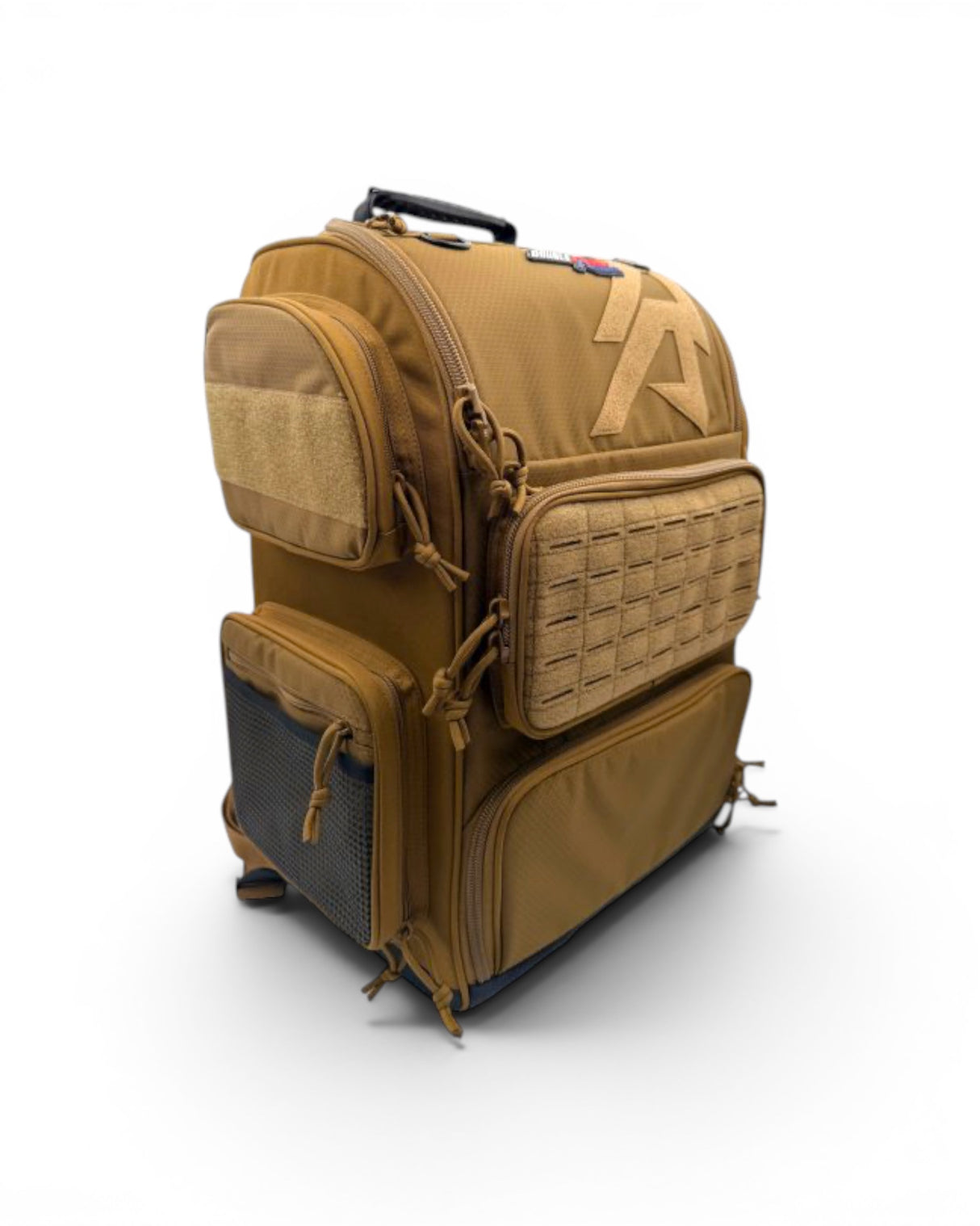 IPSC Rucksack Range Pack Pro Gen 2 - IPSC Rangebag von Double Alpha in der großen Ausführung in FDE