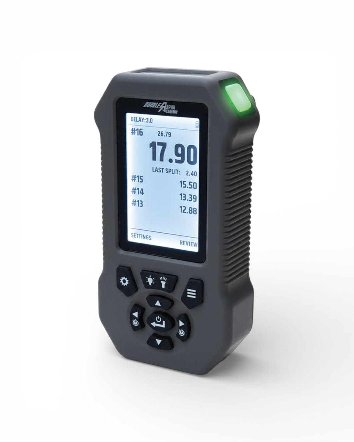 Double Alpha Shot Timer EDGE in der Farbe Grau