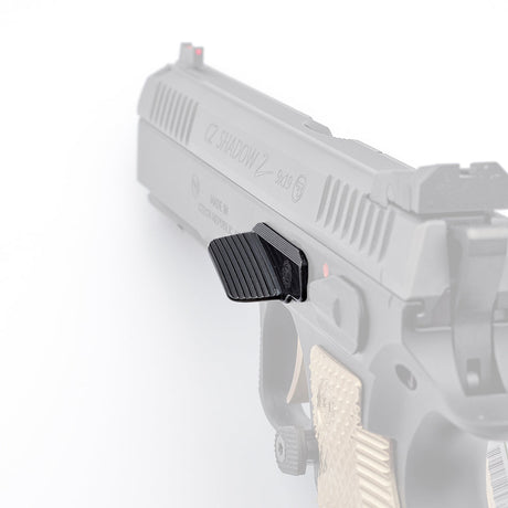 Verschlussfanghebel mit Daumenauflage  von Eemann Tech CZ SP01 Shadow 2 Tactical Sports TS2