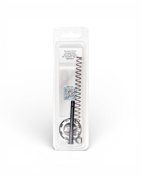 Competition Recoil System von Eemann Tech. Verschlussfeder System für die Glock 19 Gen 3 und Gen 4 sowie Glock 23 Gen 3 und Gen 4
