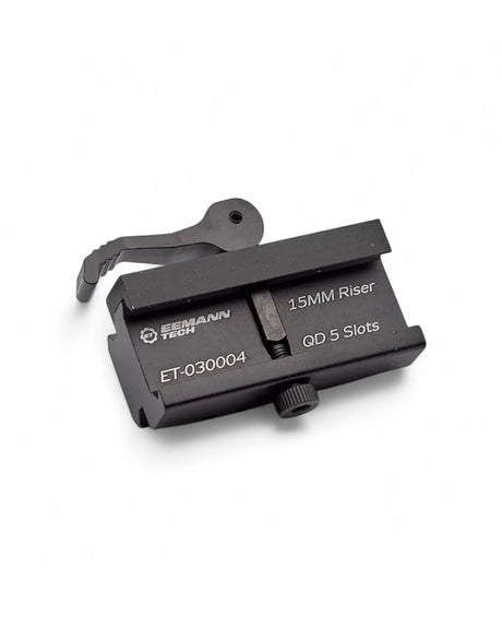 Picatinny Riser mit Quick Release (15mm / 5 Slots)