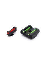 Glock Visierung Eemann Tech Tactical Glock Sight mit Fiber Optic Fiberglaseinsätzen in Kimme und Korn