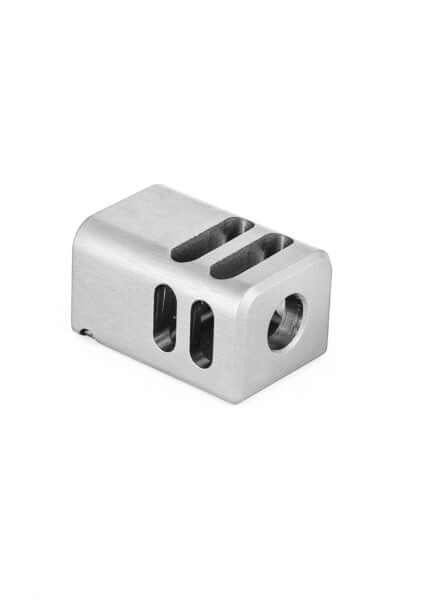 Glock Kompensator Minor 13.5x1 LH in Silber