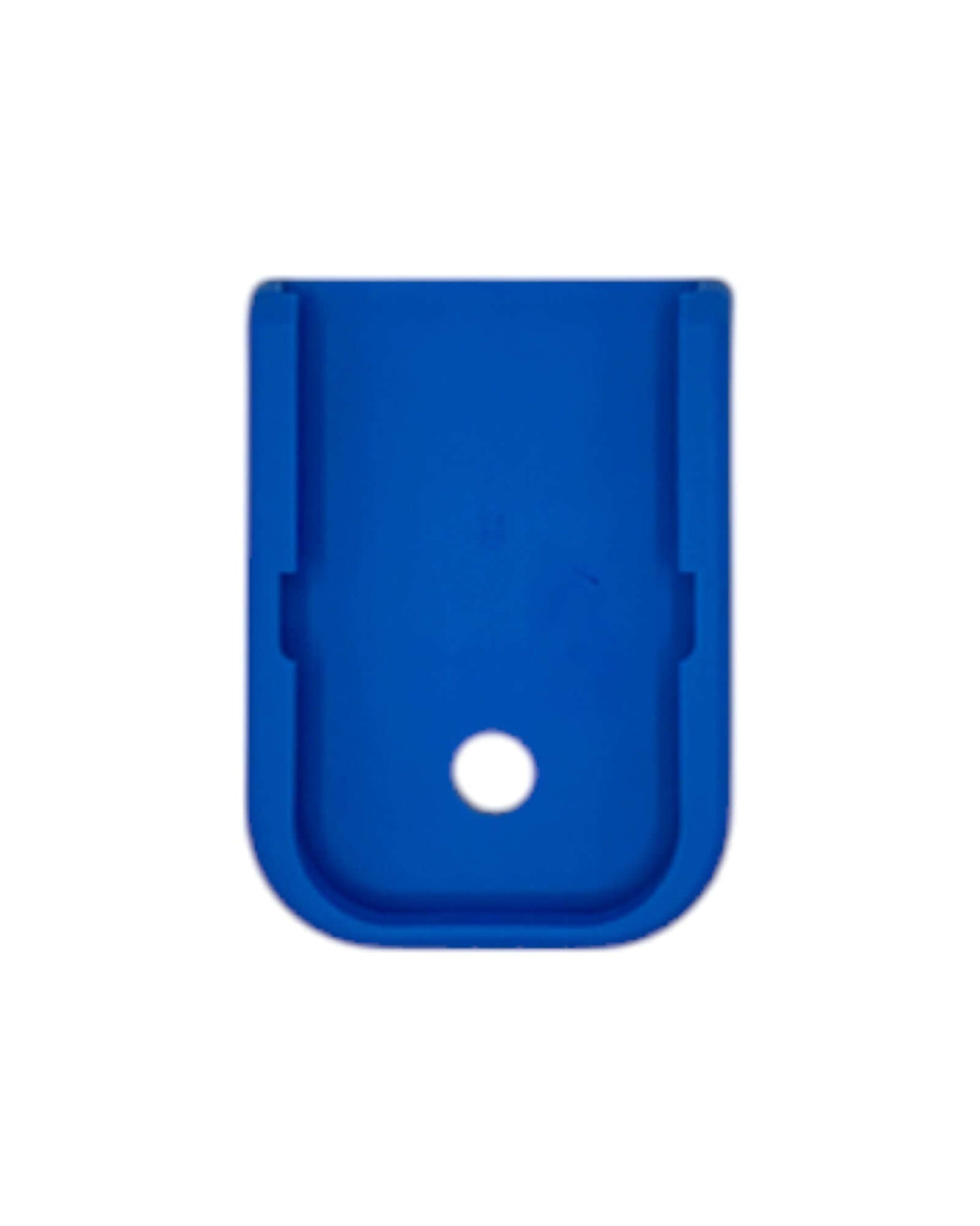 Originaler flacher Glock Kunststoff Magazinboden in Blau
