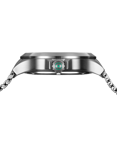 GLOCK Armbanduhr GW-12-3-24 in Silber-Grün (44mm)