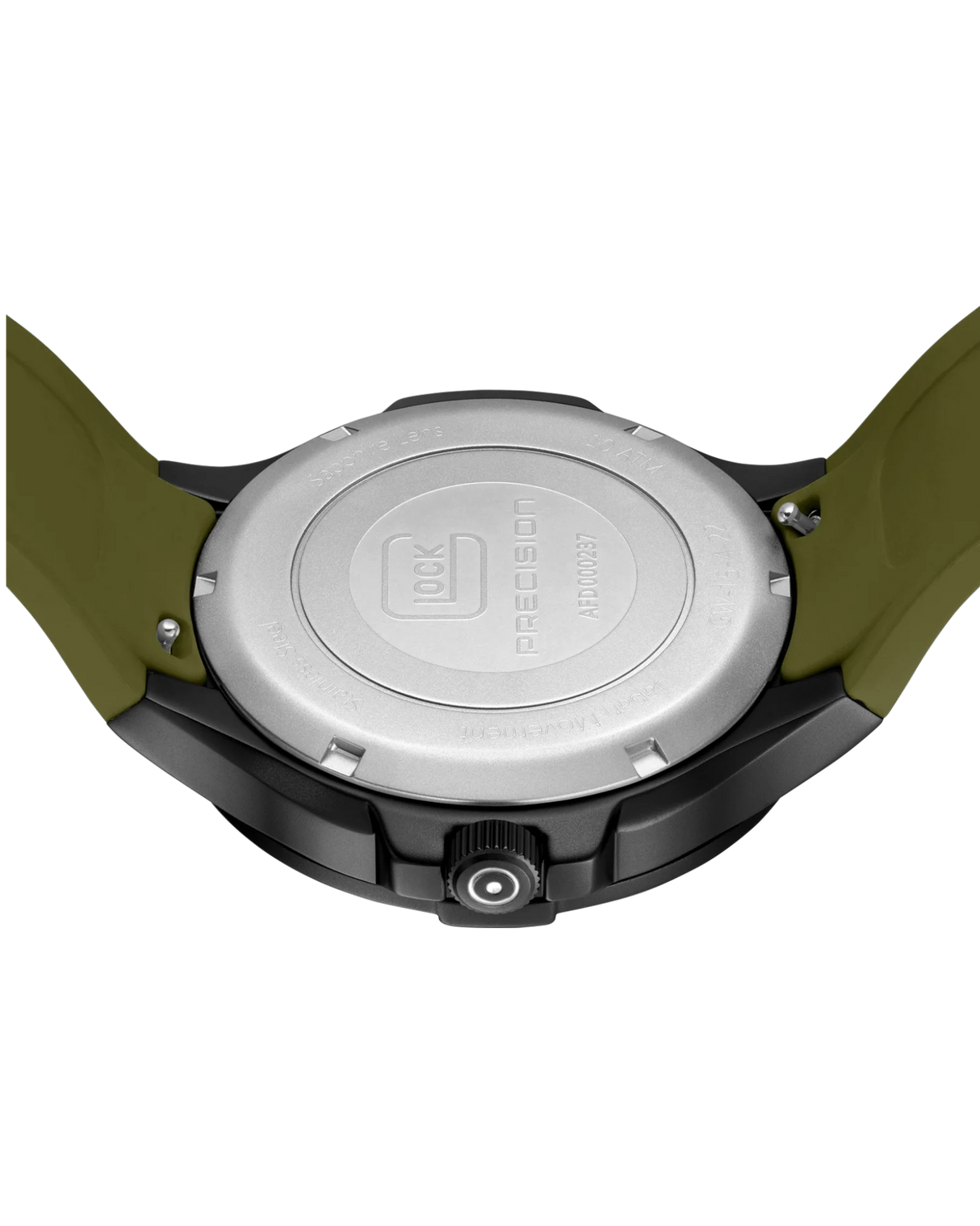 GLOCK Armbanduhr GW-15-4-22 in Militärgrün mit Tritium Beleuchtung (43mm)