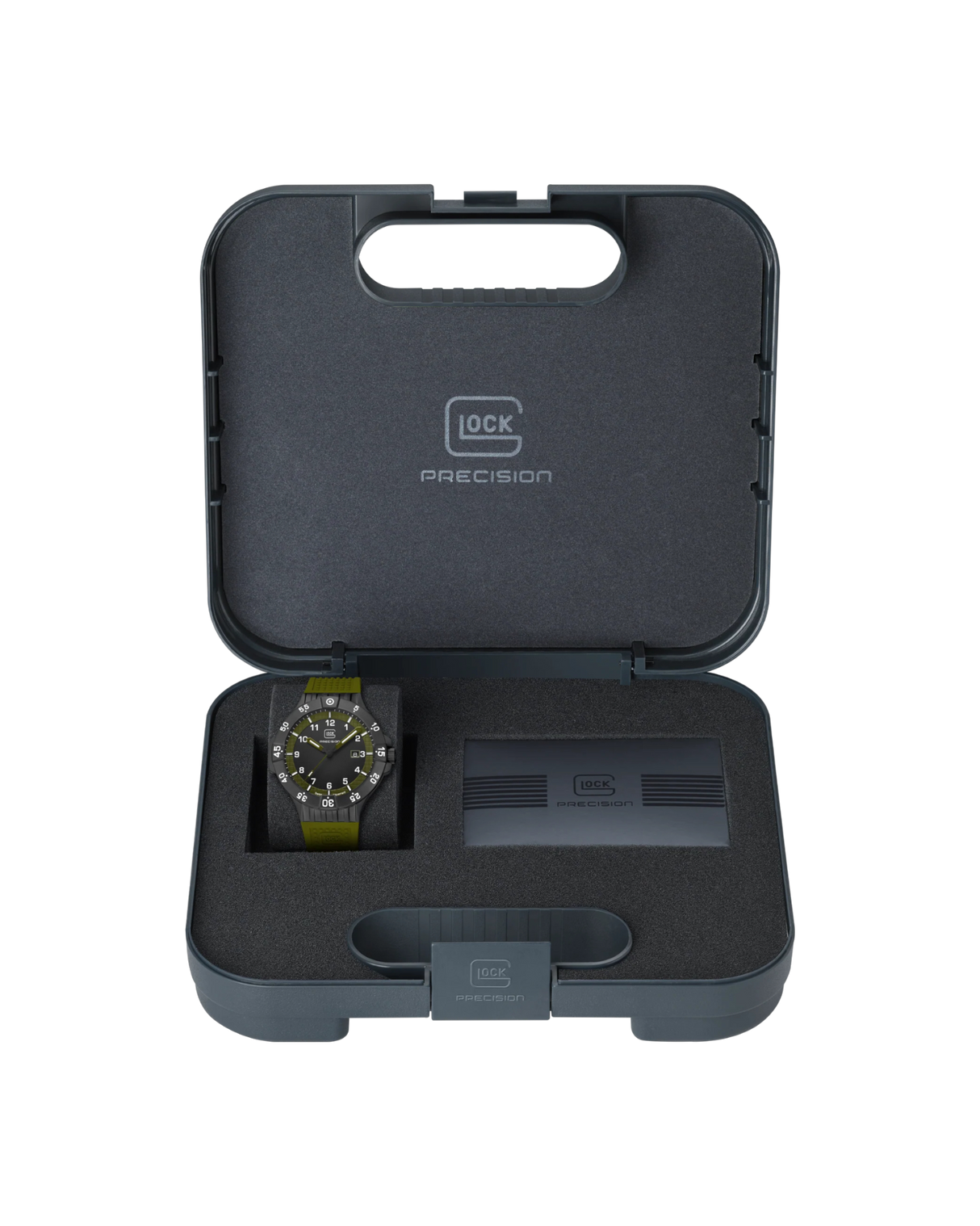 GLOCK Armbanduhr GW-15-4-22 in Militärgrün mit Tritium Beleuchtung (43mm)