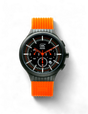 Original Glock Uhr Global mit orangem Band