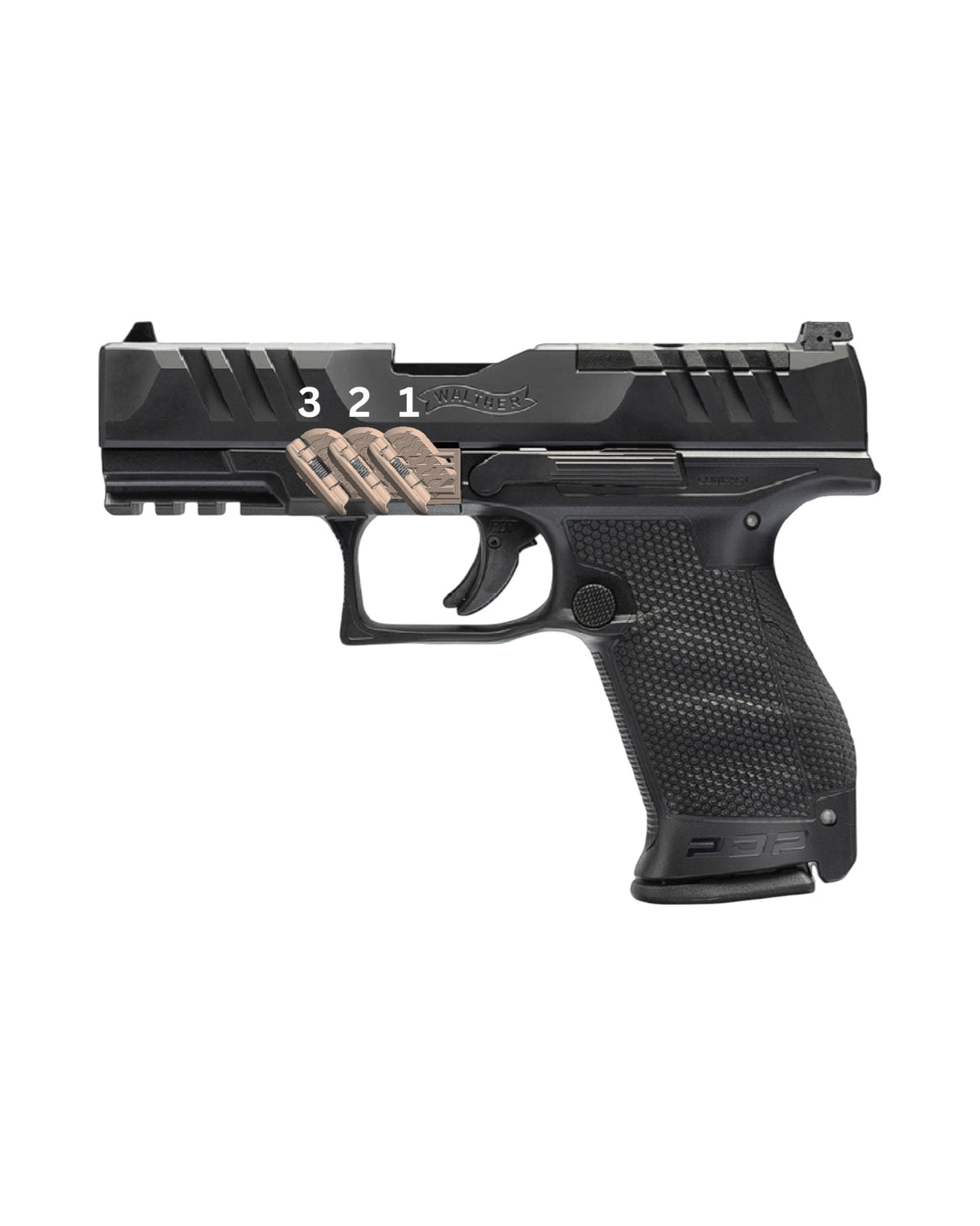 Grip Control thumb rest for Walther PDP
