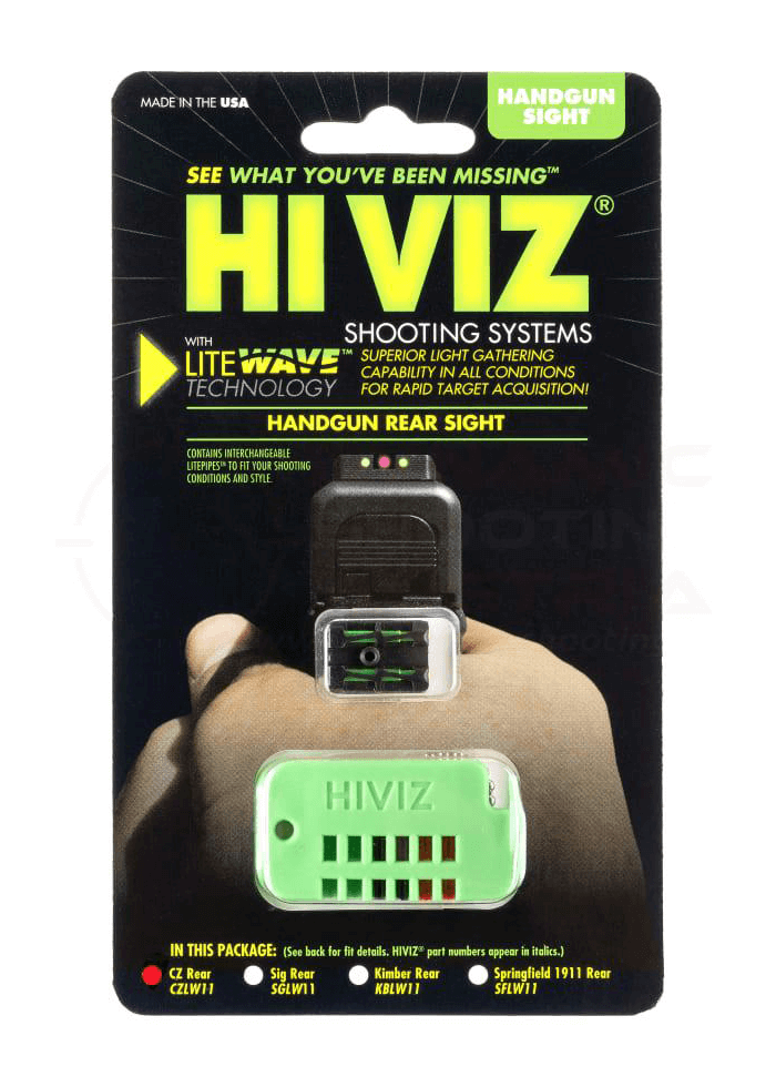 HIVIZ Litewave Fiber Optic Kimme für CZ 75 und CZ P01