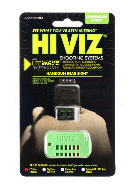 HIVIZ Litewave Fiber Optic Kimme für CZ 75 und CZ P01