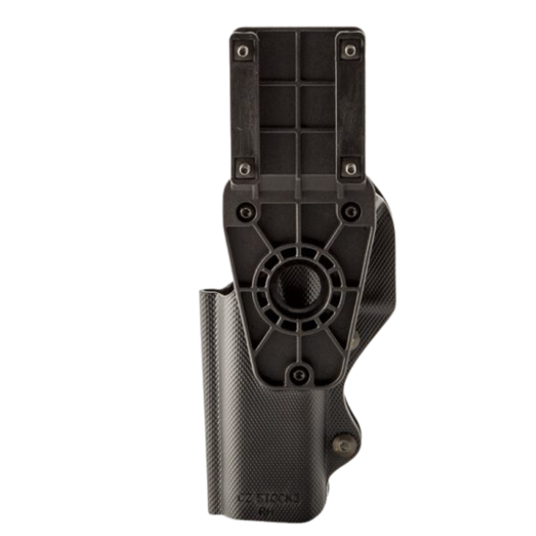 Ghost Hybrid IPSC Holster Ansicht von hinten mit Montage
