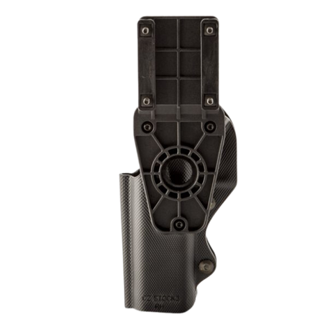 Ghost Hybrid IPSC Holster Ansicht von hinten mit Montage