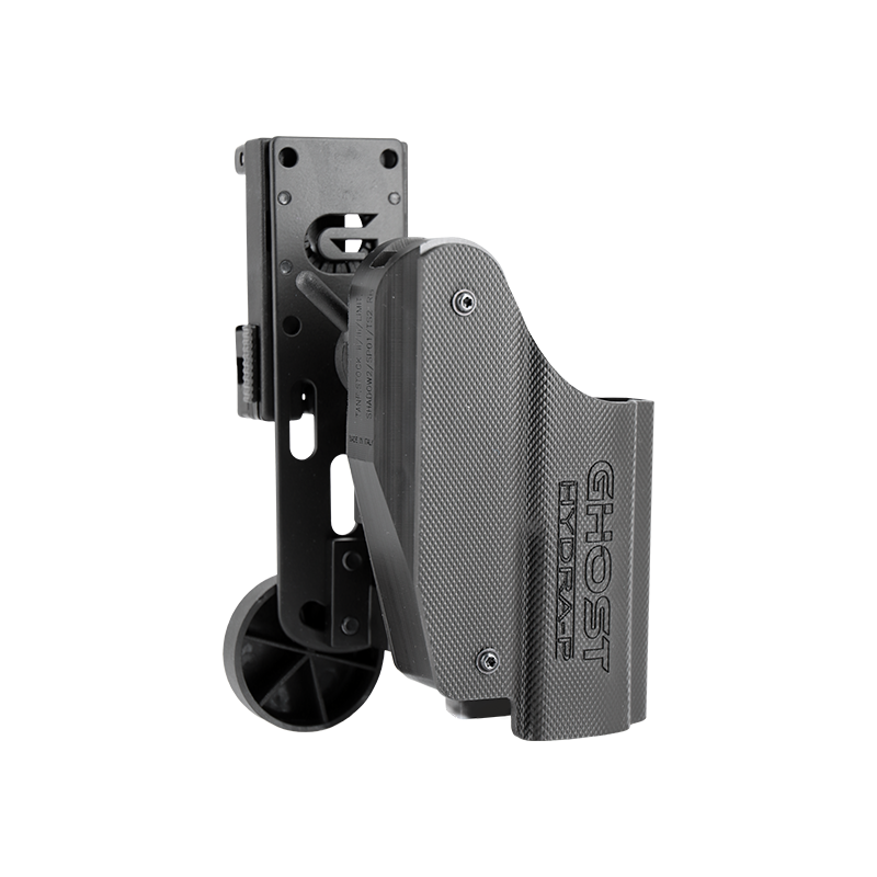 Ghost Clip D Clip montiert auf Hydra IPSC Holster