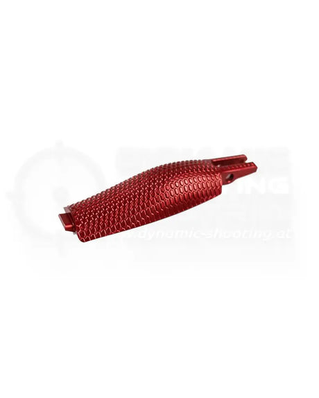 LOK Grips Aluminium Backstrap in Rot eloxiert für Walther PDP Full Size mit CNC-gefräster Hexagonalstruktur