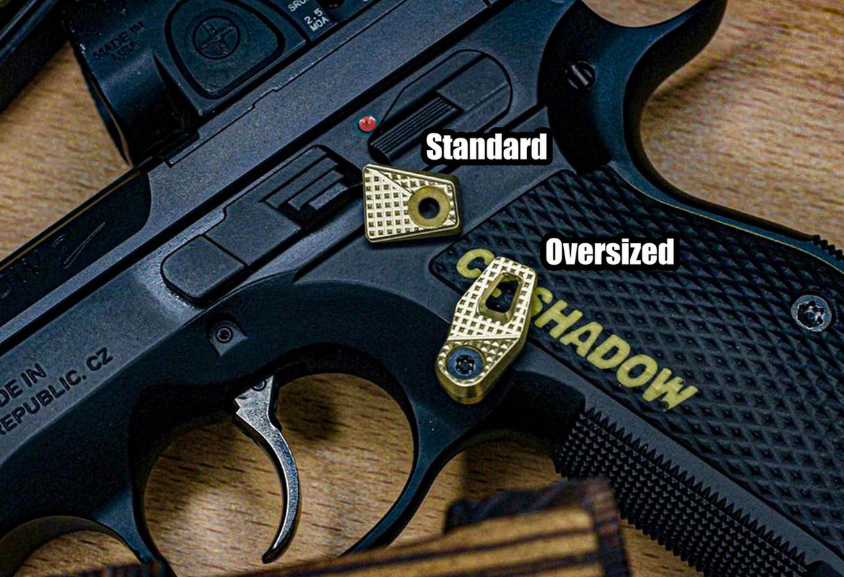 Oversized GridLOK Magazin Release Button von LOK Grips USA in verschiedenen Groeßen