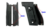LOK Grips Veloce Griffschalen aus G10 mit rundlicher Palm Swell Kontur für die Walther PDP Steel Frame Montagehinweis