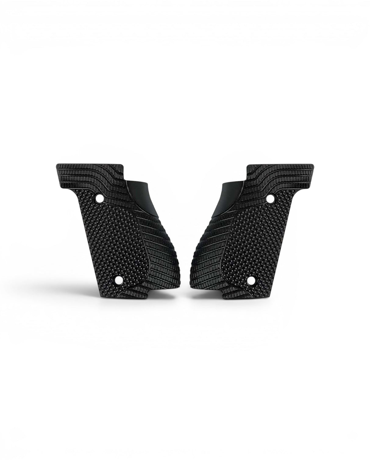 LOK Grips Veloce Griffschalen aus G10 mit rundlicher Palm Swell Kontur für die Walther PDP Steel Frame in Schwarz