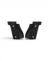 LOK Grips Veloce Griffschalen aus G10 mit rundlicher Palm Swell Kontur für die Walther PDP Steel Frame in Schwarz