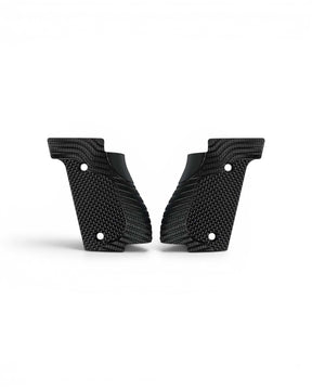 LOK Grips Veloce Griffschalen aus G10 mit rundlicher Palm Swell Kontur für die Walther PDP Steel Frame in Schwarz