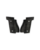 LOK Grips GridLOK Palm Swell Griffschalen aus Aluminium für Walther PDP Steel Frame Full Size in Schwarz – Paar mit aggressiver Kreuzschraffur-Textur
